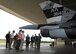 U.S. Air Force Col. Todd Robbins, the 354th Fighter Wing vice commander, briefs House Committee of Energy and Commerce members about the features and capabilities of the F-16 Fighting Falcon July 7, 2017, at Eielson Air Force Base. While on base the committee members also toured the base Central Heating and Power Plant, learned about the F-35 Lightning II and spoke with Airmen during lunch. (U.S. Air Force photo by Staff Sgt. Jerilyn Quintanilla)