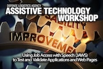 The June workshop, first in a planned series, taught participants to use JAWS software to ensure web pages are accessible.