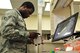 U.S. Air Force Senior Airman Branden Renee, 20th Medical Support Squadron pharmacy technician, places a label on a prescription medication bottle at Shaw Air Force Base, S.C., July 11, 2017. Technicians at the 20th Medical Group’s main pharmacy fill approximately 300 prescriptions for more than 150 patients each day. (U.S. Air Force photo by Airman 1st Class Kathryn R.C. Reaves)