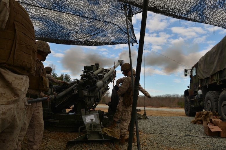 The Program Manager for Towed Artillery Systems (a joint Army/Marine Corps program led by the Corps) has been awarded the 2016 Secretary of Defense Performance Based Logistics System Level Award for its success implementing cost and time-saving strategies in support of Marine and Army artillery. (U.S. Marine Corps photo by James Andrews)