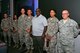 U.S. Airmen from the 20th Aerospace Medicine Squadron are recognized as Shaw “Weasels of the Week” by 20th Fighter Wing leadership at Shaw Air Force Base, S.C., July 12, 2017. The Airmen received recognition for their leadership and excellence in work performance while assisting approximately 4,000 patients per quarter. (U.S. Air Force photo by Airman 1st Class Kathryn R.C. Reaves)