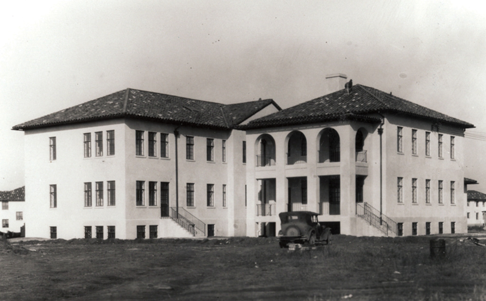 An archival photo shows the future CAP National Headquarters building on Jan. 2, 1932, just after it opened as the Maxwell Air Force Base hospital. (courtesy photo)

