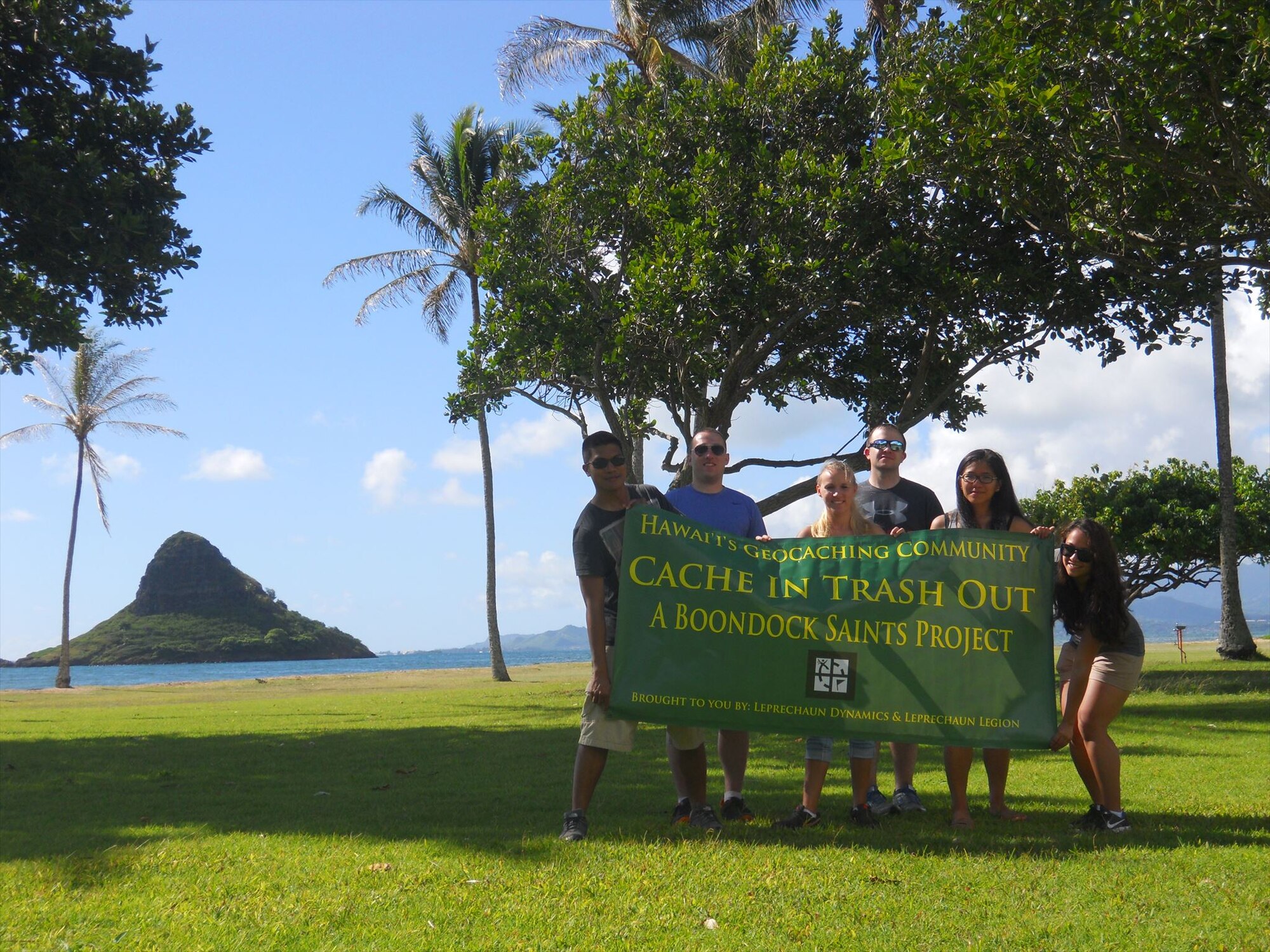 The 477th Maintenance Squadron Airmen TDY in Hawaii showed their commitment to community service by organizing and participating in the clean up program “Cache In, Trash Out” on the beaches of Hawaii May, 2017
 
