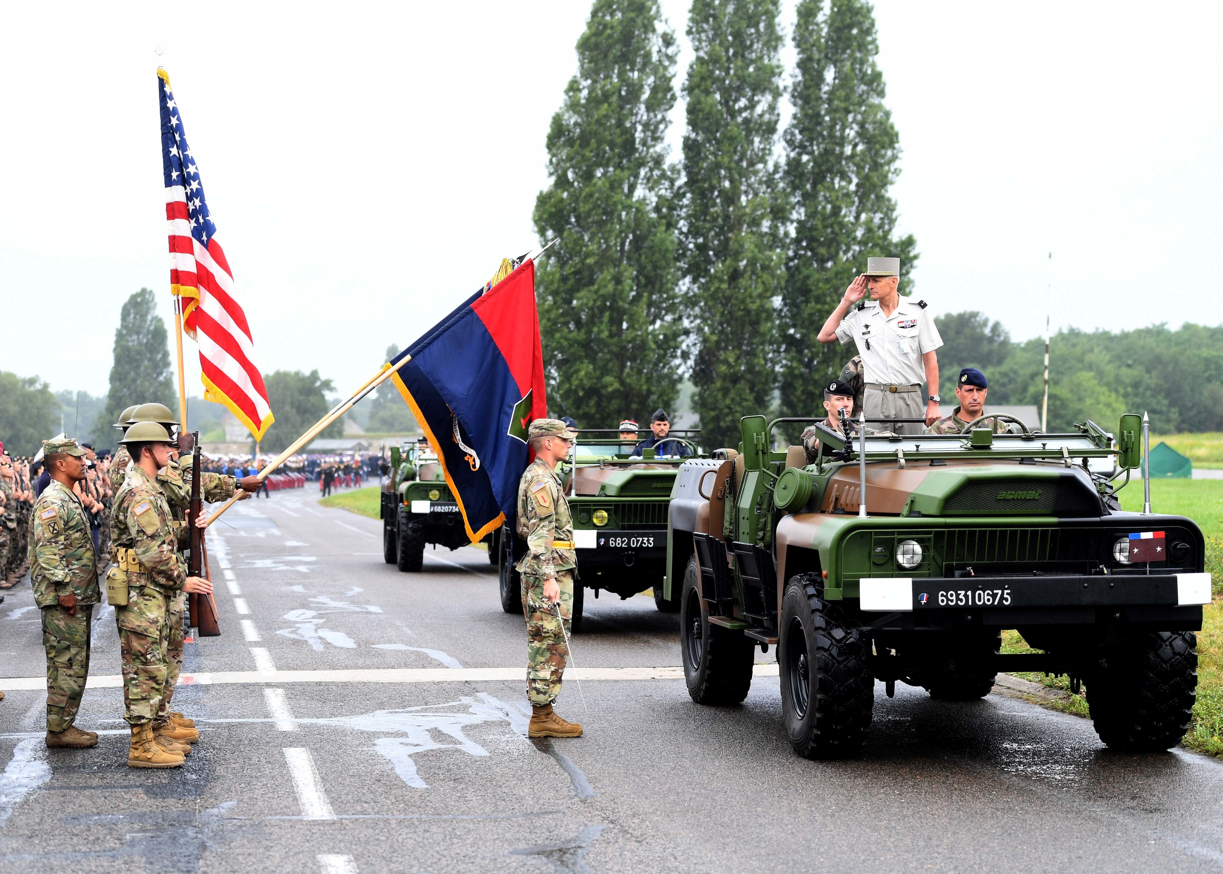 American military parade
