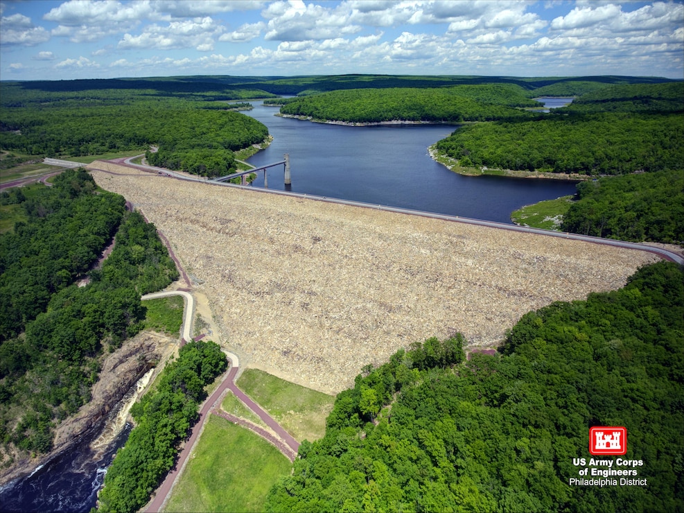 The Francis E. Walter Dam was constructed by the U.S. Army Corps of Engineers in 1961 and has prevented more than $220 million in flood damages. 
