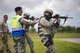 Airmen from the 914th Security Forces Squadron fire M4 rifles during annual training, July 11, 2017, Niagara Falls Air Reserve Station, N.Y. The training focuses on communication and execution of maneuvers, ensuring SFS Airmen are well versed in smoothly and efficiently carrying out procedures in real-world situations. (U.S. Air Force photo by Tech. Sgt. Stephanie Sawyer) 