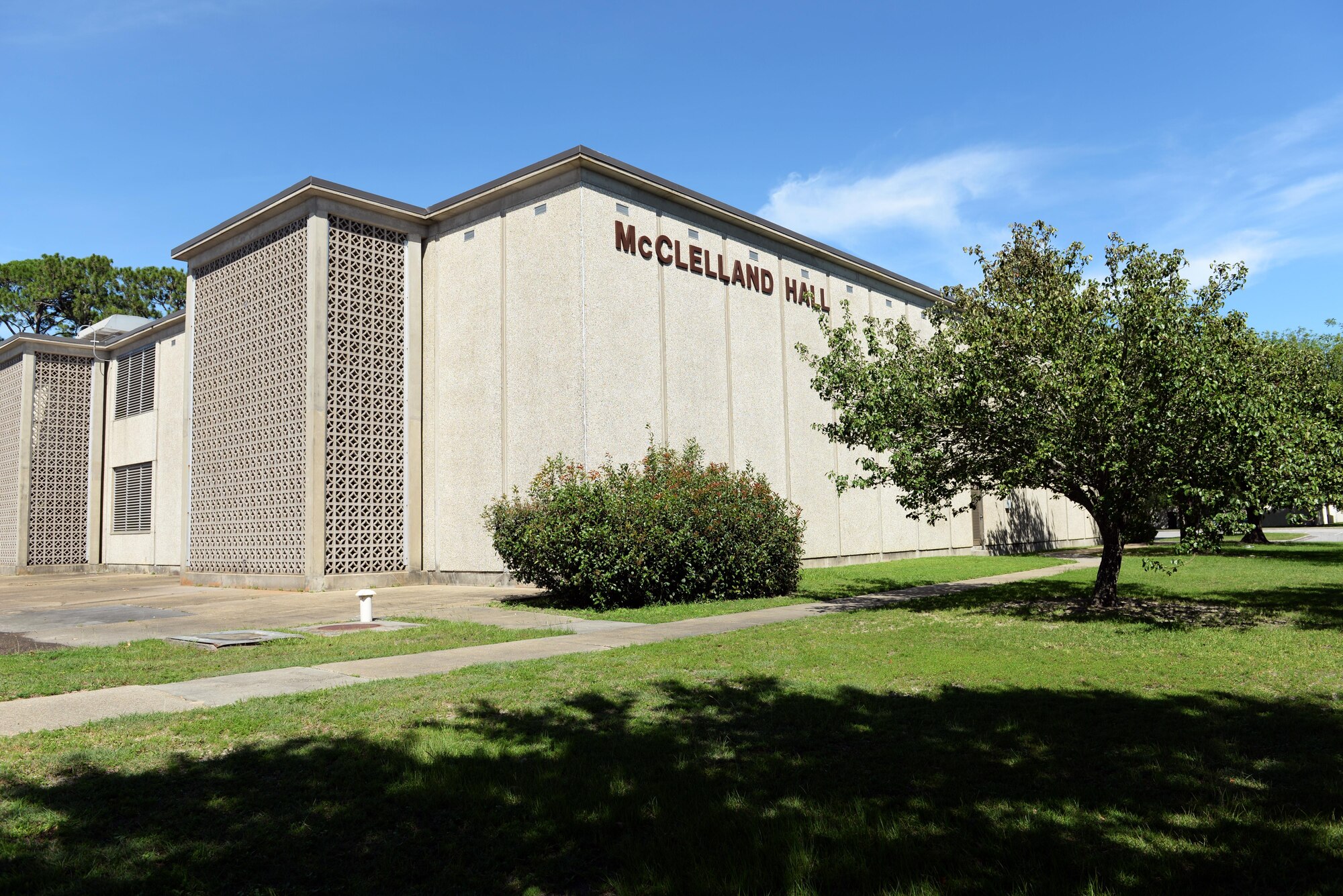 McClelland Hall is currently undergoing renovation and will be take approximately one year for completion. It will be another schoolhouse for the 333rd Training Squadron, and is located on the corner of Hangar Rd. and E St., Bldg. 2818. (U.S. Air Force photo by 2nd Lt. Toney Doan)