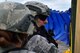 A member of the 914th Security Forces Squadron prepares to enter a simulated building during a training exercise Wednesday, July 13, 2017, Niagara Falls Air Reserve Station, N.Y.The exercise is part of a 