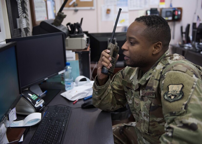 This week's Rock Solid Warrior is Staff Sgt. Allan Pierre, the 386th Expeditionary Medical Group, medical control center supervisor, deployed from Eglin Air Force Base, Fla. The Rock Solid Warrior program is a way to recognize and spotlight the Airmen of the 386th Air Expeditionary Wing for their positive impact and commitment to the mission. (U.S. Air Force photo by Tech. Sgt. Jonathan Hehnly)