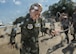 Col. Laura Lenderman, the Scott Air Force Base installation commander, celebrates her two-year command of the 375th Air Mobility Wing through a fini flight, July 10, 2017. Lenderman grew up on Scott AFB as a child, where her father served at Headquarters Military Airlift Command and inspired her to follow the same military path while creating her own legacy. As the installation celebrates its 100th year, standing as the Air Force's third oldest base, Lenderman leaves behind a legacy of caring for Airmen, strengthening community partnerships, and instilling innovation, communication, and excellence principles into the stitchings of the Scott AFB mission. (U.S. Air Force photo/ Tech. Sgt. Jodi Martinez)
