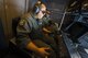 U.S. Air Force Master Sgt. Victor M. Torres III, boom operator, 76th Air Refueling Squadron, 514th Air Mobility Wing, practices refueling a KC-10 Extender over the Atlantic Ocean July 15, 2017. The KC-10 is an Air Mobility Command advanced tanker and cargo aircraft designed to provide increased global mobility for U.S. Armed Forces and is assigned to the 305th Air Mobility Wing and is maintained and flown by the 514th Air Mobility Wing, Air Force Reserve Command and the 305th. Both units are located at Joint Base McGuire-Dix-Lakehurst, N.J. (U.S. Air Force photo by Master Sgt. Mark C. Olsen/Released)