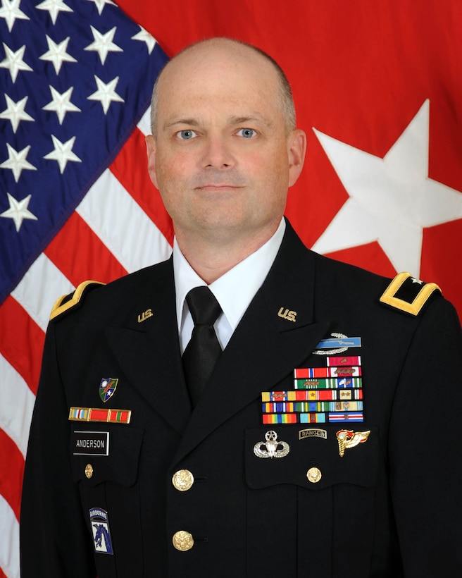 Brigadier General Doug Anderson, Commander, 9th Mission Support Command, Army Reserve.