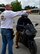 Retired Tech. Sgt. Andy Ford, now an occupational safety manager with the 910th Airlift Wing, instructs Senior Airman Brandon Simmons, an administration journeyman with the 910th Maintenance Group July 14, 2017, here. After every completed lap, instructors provided feedback on how each rider could improve. (U.S. Air Force Photo/Senior Airman Jeffrey Grossi)