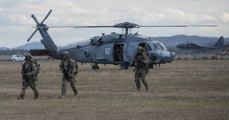 <em>HSC-85 supporting Marine and Air Force special operators during Talisman Saber in Australia (U.S. Air Force)</em>
