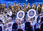 HONG KONG (July 12, 2017) -- The U.S. 7th Fleet Band performs at the 2017 International Military Tattoo. During the International Military Tattoo, the U.S. 7th Fleet Band performed with military bands from China, Mongolia, The Netherlands, Scotland and Russia. (U.S. Navy photo by )