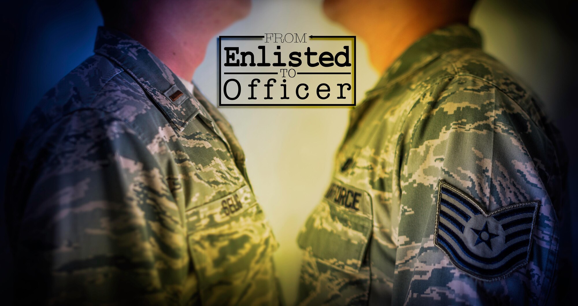Photo illustration of 2nd Lt. James Selig with the 403rd Logistics Readiness Squadron at Keesler Air Force Base, Mississippi. The former technical sergeant was commissioned through the Deserving Airman Commissioning Program. (U.S. Air Force photo illustration/Staff Sgt. Shelton Sherrill)