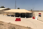 Several Police Presence in a Box kits were transferred to Iraqi security forces July 3. The kits are the first of 100 that DLA Troop Support procured for Combined Joint Task Force – Operation Inherent Resolve and will be transferred to ISF this summer. The kits include: a tent with a working space, furniture, lighting, water tanks, laptops, phones, GPS, weapons storage and checkpoint equipment. 
