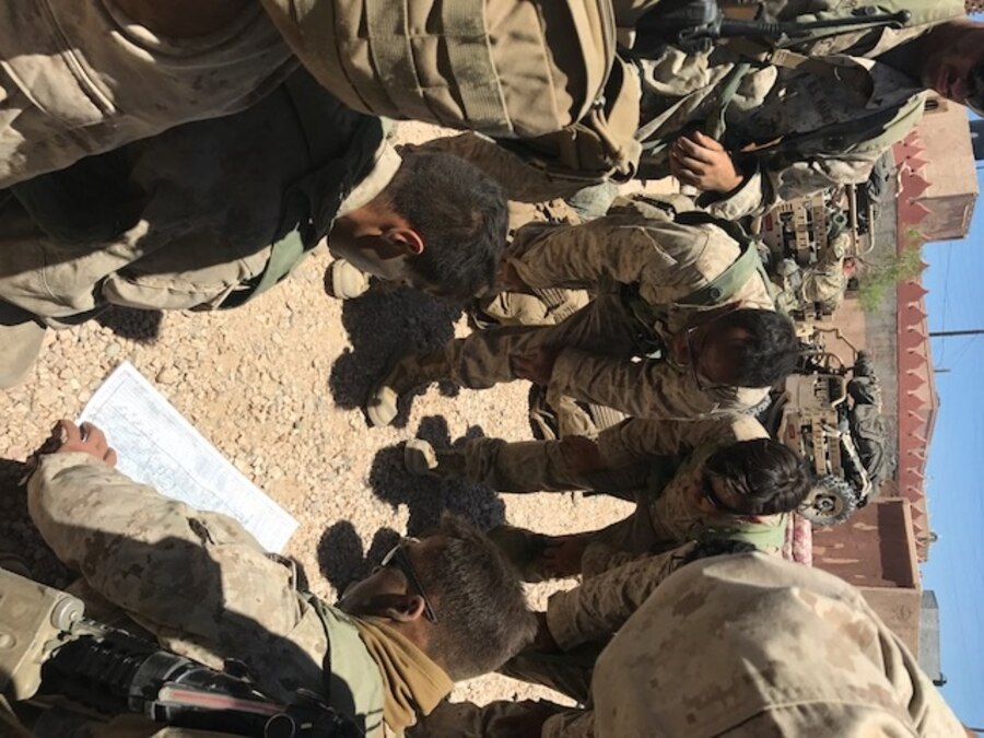 Company E training exercise at the National Training Center, Ft. Irwin, CA