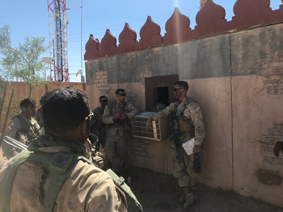 Company E. training exercise at the National Training Center, Ft. Irwin, CA