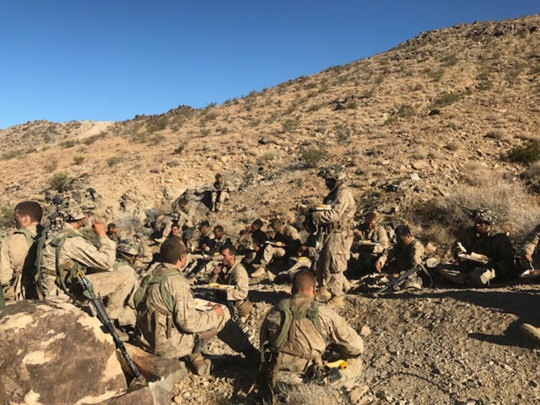 Easy Company training exercise at the National Training Center, Ft. Irwin, CA.