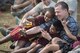 U.S. Air Force Maj. Scott Stewart, a pediatrician with the 673rd Medical Group at Joint Base Elmendorf-Richardson, Alaska, cuddles close with Fijian students while taking a selfie together during a sports day community engagement activity at the Lautoka School for Special Education in Lautoka, Fiji, July 14, 2017. Stewart is part of this year’s Pacific Angel where he and more than 50 U.S. service members will join multilateral international participants from across the Indo-Asia-Pacific working together to assist the local community and improve capabilities among each other as one team. (U.S. Air Force photo/Tech. Sgt. Benjamin W. Stratton)
