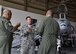 Air Force Chief Master Sgt. Patrick Shaw, equipment maintenance flight superintendent of the 175th Maintenance Squadron, speaks to service members of the Armed Forces of Bosnia-Herzegovina July 13, 2017, about the A-10C Thunderbolt II at Warfield Air National Guard Base, Middle River, Md. The service members were touring Warfield as part of a visit facilitated by the Maryland National Guard’s State Partnership Program. (U.S. Air National Guard photo by Airman Sarah M. McClanahan)