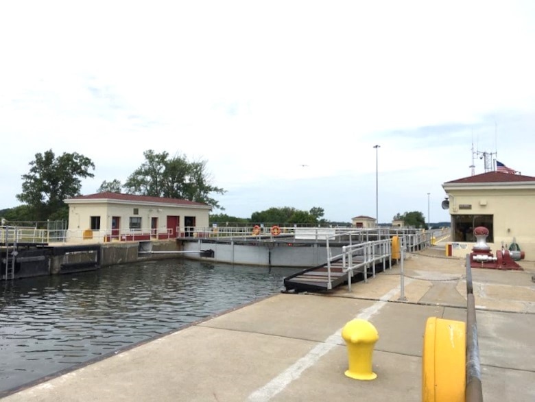 Black Rock Lock facing North.