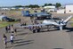 Spectators gather around the MQ-9 Reaper to learn about its capabilities July 15, 2017, at the Lethbridge International Air Show in Alberta, Canada. The MQ-9 made its international debut over the weekend. (U.S. Air Force photo/Senior Airman Christian Clausen)