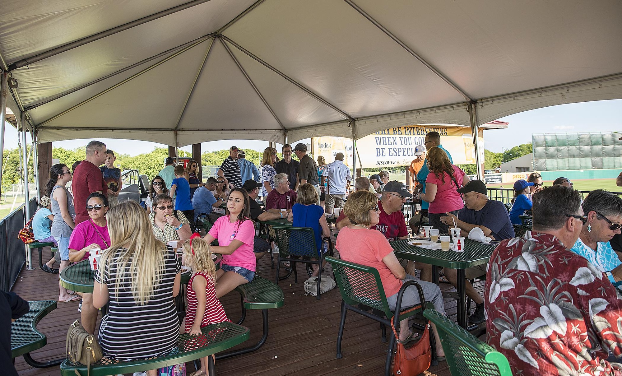 Citizen Airmen and their families from the 433rd Airlift Wing were recognized at the San Antonio Missions baseball game July 16, 2017 at Nelson Wolff Stadium. Before the game, Col. Thomas K. Smith, Jr., 433rd Airlift Wing commander, threw out the first pitch. Capt. Aaron Washington, 433rd Logistics Readiness Squadron, sang the National Anthem, and the 433rd AW Honor Guard presented the colors. (U.S. Air Force photo/ Ben Faske)