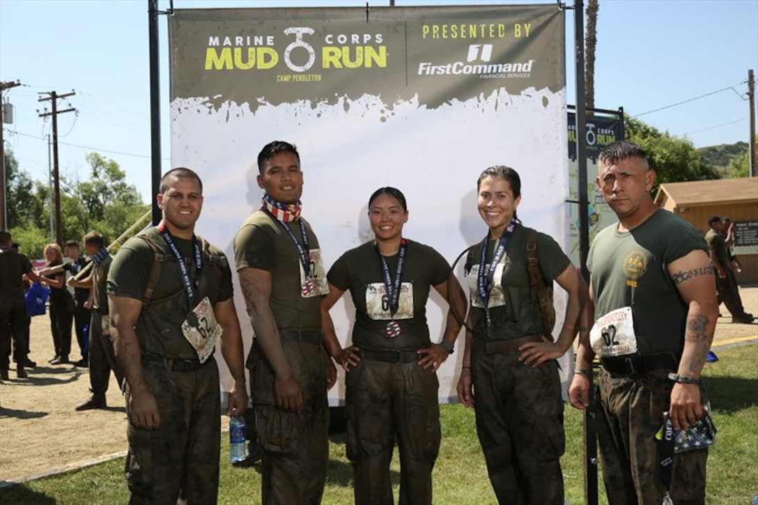 Marines with 3d Assault Amphibian Battalion participated in the 2017 Marine Corps Mud Run at Camp Pendleton, Calif.