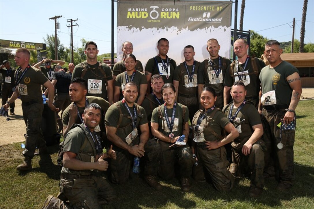 Marines with 3d Assault Amphibian Battalion participated in the 2017 Marine Corps Mud Run at Camp Pendleton, Calif.