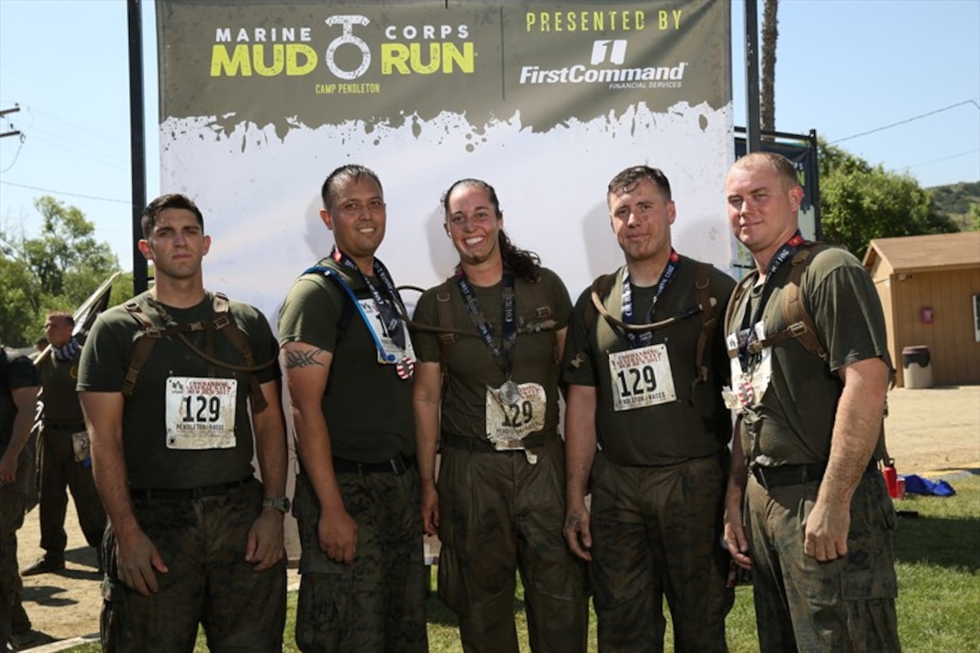 Marines with 3d Assault Amphibian Battalion participated in the 2017 Marine Corps Mud Run at Camp Pendleton, Calif.