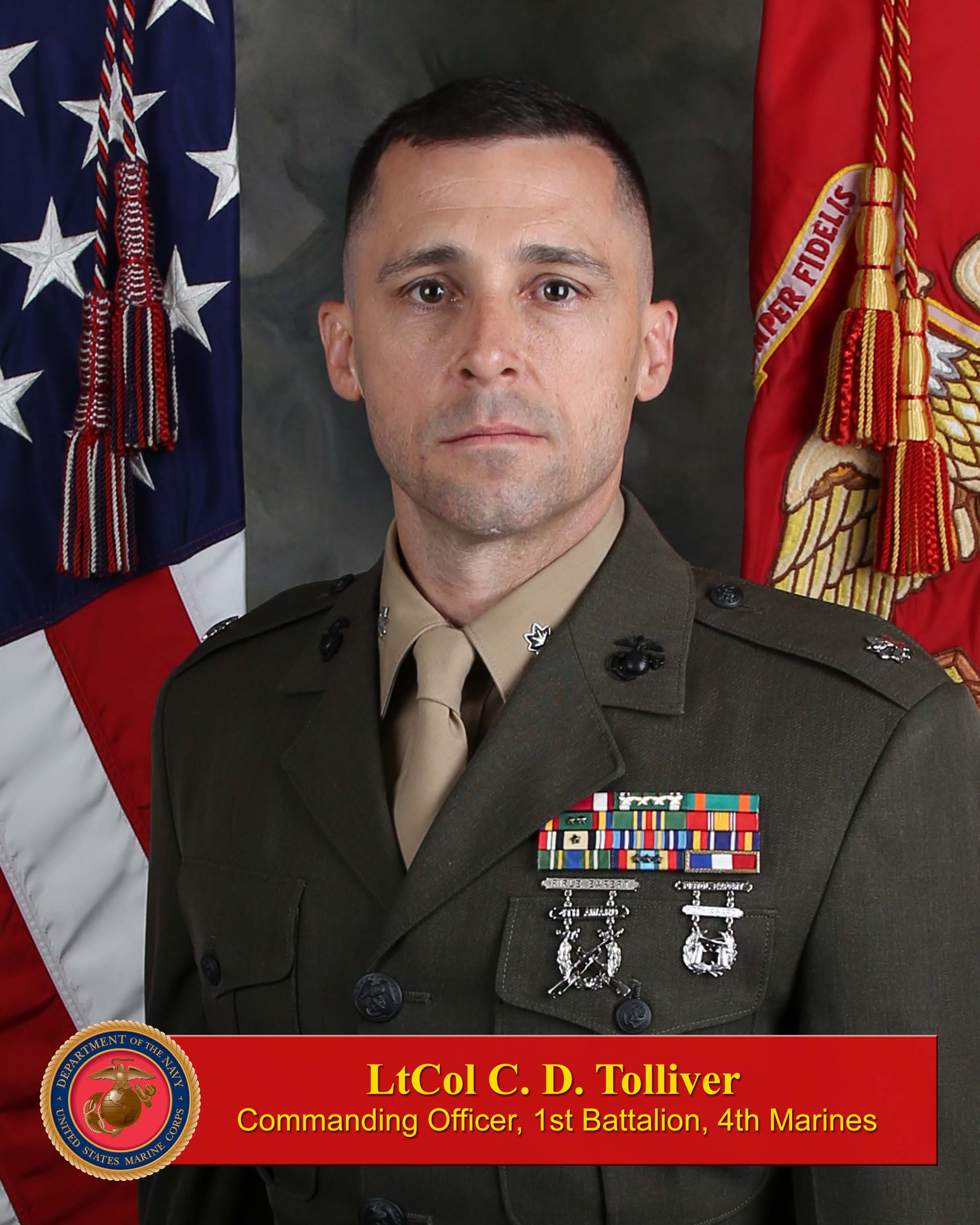 Lt. Col. C. D. Tolliver > 1st Marine Division > Leaders