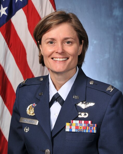 Col. Angela Suplisson, Air Force Test Center vice commander. 