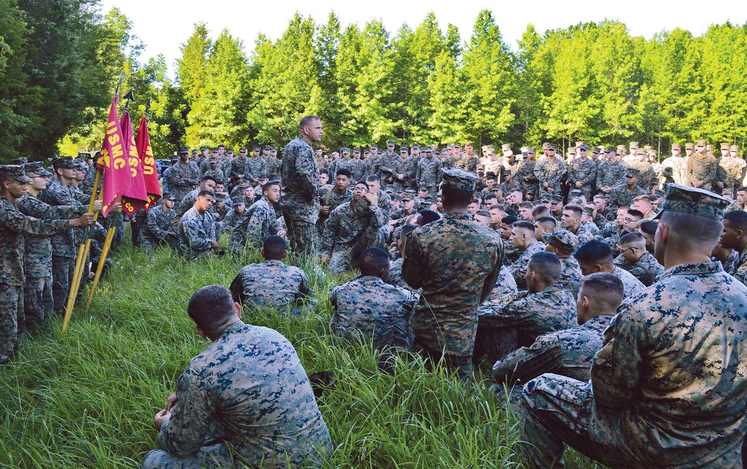 As the 2nd Battalion, 6th Marine Regiment traveled to Camp UpshurJuly 8 to compete in their annual Spartan Games in honor of Cpl. Albert Gettings, a team leader for Company F, 2nd Battalion, 6th Marine Regiment, Lt. Col. Marcus Mainz, commanding officer, told of  Gettings' heroism and the importance of a tribe coming together to celebrate Marines past, present and future.

Gettings posthumously received a Bronze Star after sacrificing his life in Operation Iraqi Freedom returning fire against insurgents in protection of his company. Every year a Marine is selected to receive the Gettings Award for outstanding service and going beyond the call of duty.