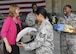 Christina Olds, daughter of Brig. Gen. Robin Olds, presents awards to U.S. Air Force Airmen assigned to the 35th aircraft maintenance unit for winning the quarterly weapons load competition at Kunsan Air Base, Republic of Korea, July 14, 2017. Kunsan held the competition in conjunction with Ms. Olds’ visit to commemorate her father, Robin Olds, 95th birthday. (U.S. Air Force photo by Senior Airman Michael Hunsaker/Released)