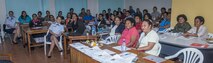 U.S. Air Force Capts. Amber Britt, left, and Paola Rosa, center, pose for a photo with Fijian healthcare professionals during a subject matter exchange in Ba, Fiji, July 14, 2017. The exchange was part of this year’s iteration of Pacific Angel 2017 enhancing partnerships across the Indo-Asia-Pacific region. Britt is a public health officer with the 18th Aerospace Medicine Squadron at Kadena Air Base, Japan, and Rosa is an obstetrician and gynecologist with the 35th Surgical Squadron at Misawa Air Base, Japan. (U.S. Air Force photo by Tech. Sgt. Benjamin W. Stratton)
