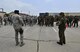 U.S. Air Force Tech. Sgt. Michael Denison briefs a group of 51st Security Forces and ROK Special forces joint combat training at Osan Air Base, Republic of Korea, July 20, 2017. This joint training was integrated as a way to boost unity between the U.S. and South Korean alliance. The training was split into a three session rotation with translators at each station to increase learning capabilities. (U.S. Air force photo by Airman 1st Class Gwendalyn Smith)