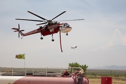 Firefighters from the Arizona Air National Guard’s 162nd Wing answered a call for assistance in battling the Frye Fire near Safford, Arizona. On June 20, 2017 the 162nd Wing received an order to activate three citizen-Airmen in support of the Frye Wildland Fire incident management team’s aviation section. The Airmen’s training and expertise equipped them to assist the state and community fight the blaze.