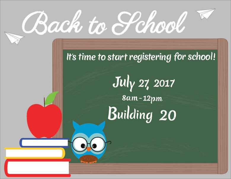Schriever helping agencies and other organizations are ready to prepare kids on and off base for the start of the school year with a free back to school event in building 20 July 27. (Courtesy graphic) 