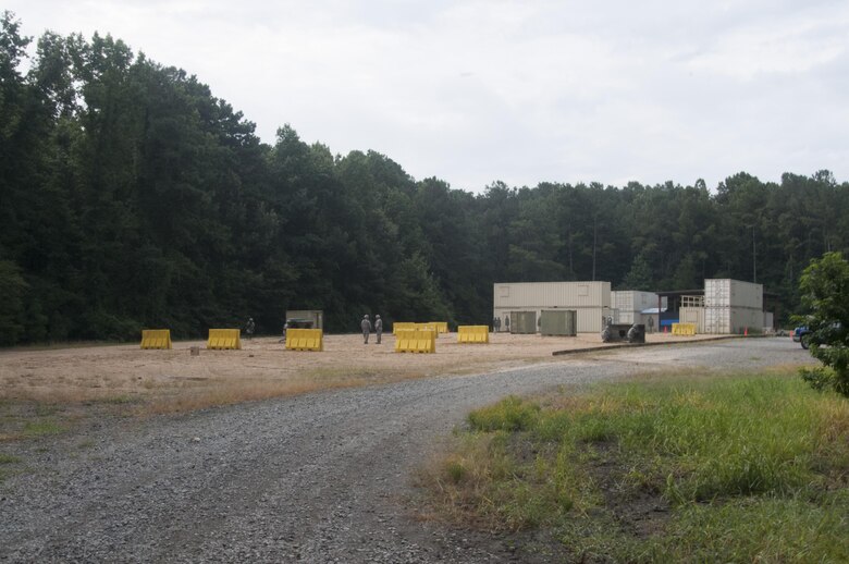 A landscape view of the “shoot, move and communicate” training area on July 16, 2017, at Seymour Johnson Air Force Base, North Carolina. (U.S. Air Force photo by Senior Airman Jeramy Moore)