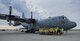 Children and their adult counselors from Hamlin Park Day Camp in East Aurora, N.Y. pose in front of a C-130 Hercules during a base tour, July 20, 2017, Niagara Falls Air Reserve Station, N.Y. This was the last tour of a Niagara C-130 aircraft due to the recent mission change for the 914th Air Refueling Wing. (U.S. Air Force photo by Tech. Sgt. Steph Sawyer) 