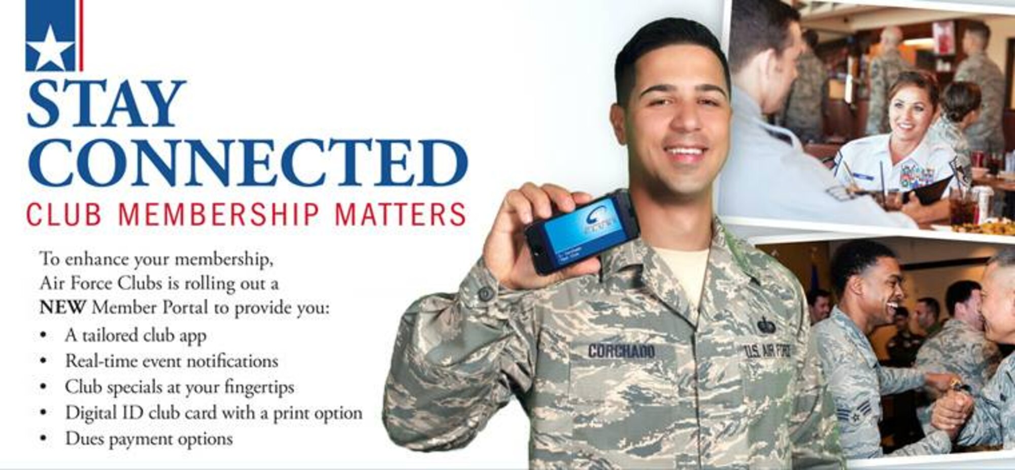 The Air Force is changing the club membership process by making it much more user friendly. Stop by your local club and see what types of new things are offered by the member portal.  (U.S. Air Force courtesy photo) 