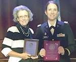 Julia Arthur and Maj. Kristi Morris of the U.S. Army Institute of Surgical Research at Joint Base San Antonio-Fort Sam Houston are recipients of the 2016 American Society of Military Comptrollers Achievement Awards presented May 31 at the National Professional Development Institute, ASMC’s premier training event. 