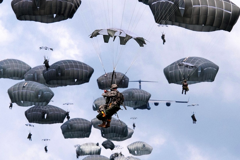 En Route Mission Command delivers critical in-flight mission command, plane-to-plane and plane-to-ground network communications and situational awareness onboard the aircraft, so commanders can continue planning en route and their paratroopers are well prepared to jump into often hostile drop zones. 82nd Airborne Division courtesy photo