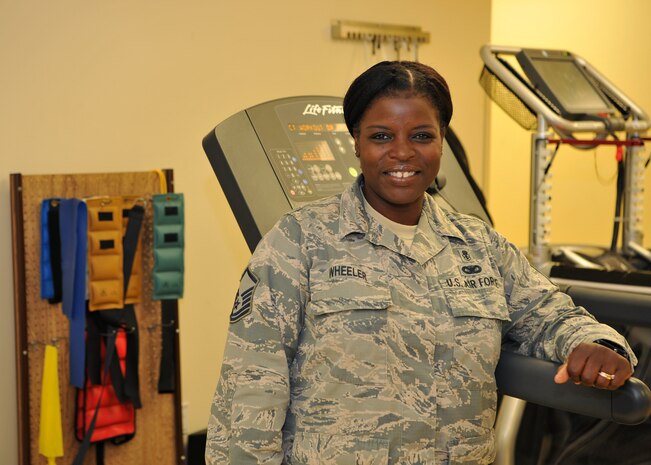 Master Sgt. Antwionett Wheeler, 9th Medical Group specialty care flight chief, poses for a photo July 20, 2017, at Beale Air Force Base.(U.S. Air Force photo/Airman 1st Class Tristan D. Viglianco)