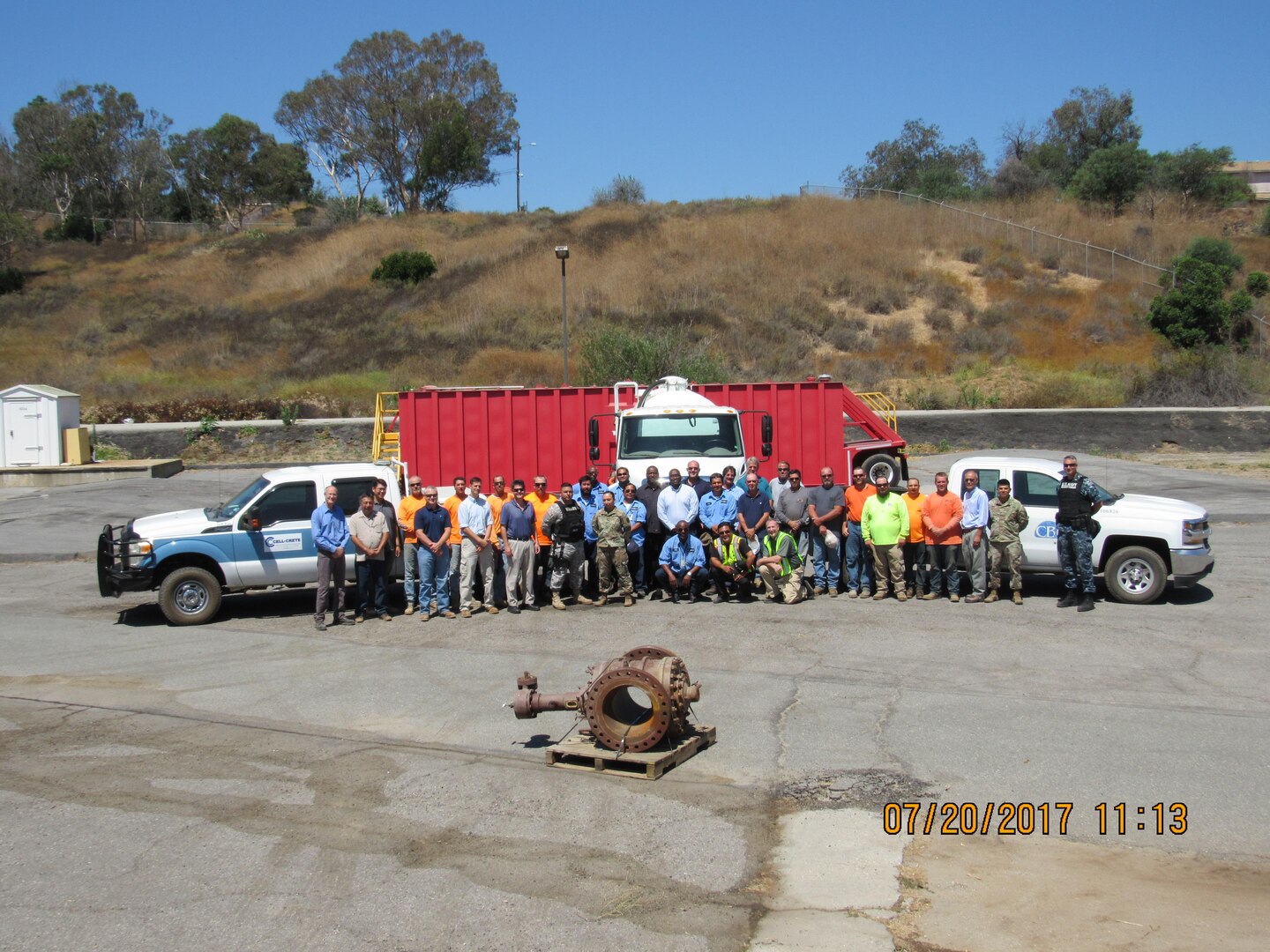 DFSP San Pedro’s closure support team photo, July 20.