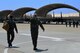 Pilots and weapons systems officers assigned to the 335th Fighter Squadron step to the F-15E Strike Eagles during Exercise Thunderdome 17-02, July 21, 2017, at Seymour Johnson Air Force Base, North Carolina. In order to ensure the 4th Fighter Wing is adequately prepared to meet the U.S. Air Force’s readiness standards, the wing conducted a planned, no-notice mission assurance exercise July 19-21. (U.S. Air Force photo by Senior Airman Ashley Maldonado)