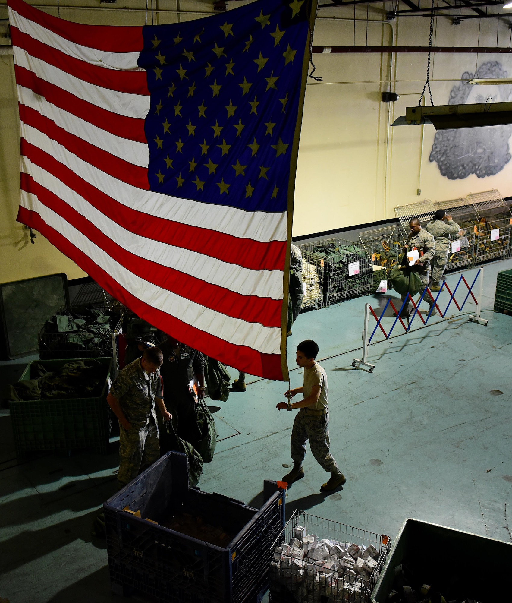 In order to ensure the 4th Fighter Wing is adequately prepared to meet the U.S. Air Force’s maximum readiness standards, the wing conducted a planned, no-notice mission assurance exercise July 19-21, 2017, at Seymour Johnson Air Force Base, North Carolina. The exercise scenario, Thunderdome 17-02, tested the wings ability to conduct a necessary rapid and appropriate response without any prior coordination. (U.S. Air Force photo by Airman 1st Class Kenneth Boyton)