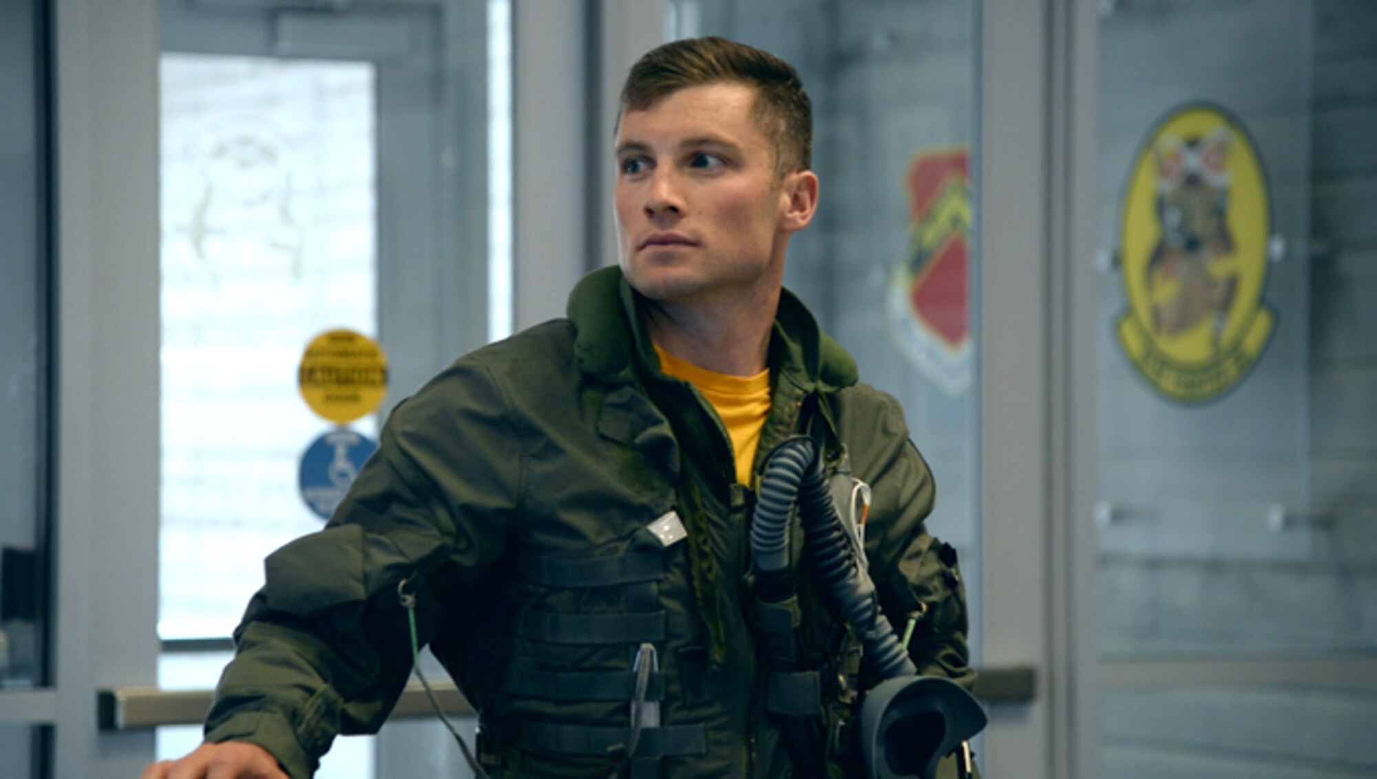 1st Lt Brett Burnside prepares to pilot the F-35 Lightning II at Luke Air Force Base.